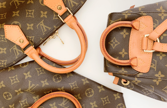 Several handbags from Louis Vuitton warning letter