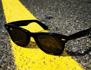 Ray Ban sunglasses trademark warning